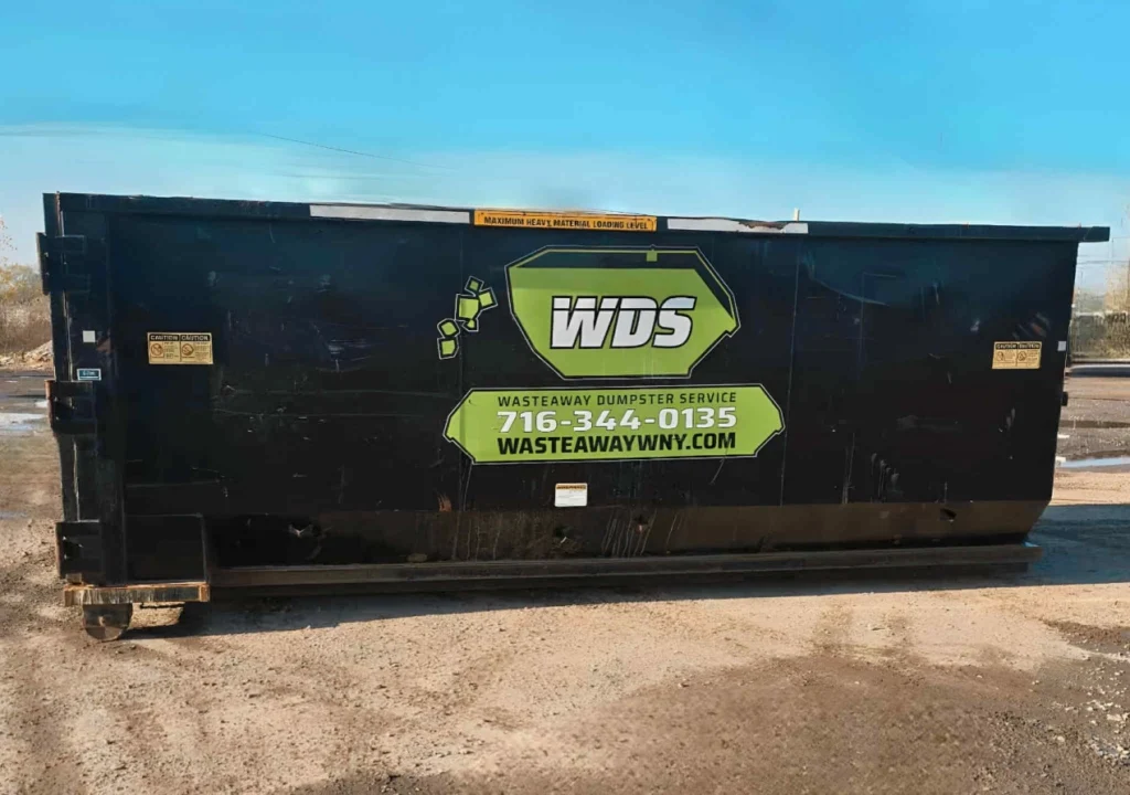 30 yard roll-off dumpster by Waste Away WNY